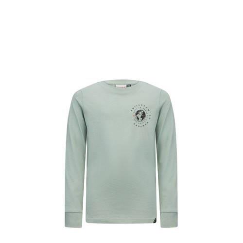 Retour Jeans longsleeve Ossian met backprint zachtgroen Jongens Katoen...