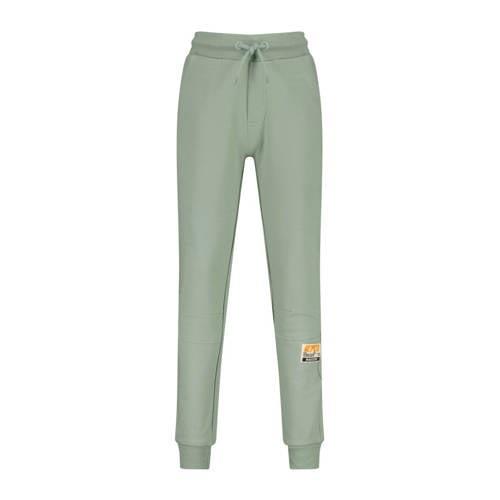 Raizzed tapered fit joggingbroek Tezu met logo zachtgroen Jongens Swea...