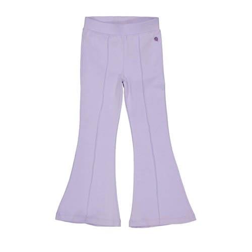 Quapi regular fit broek DOUTZEN lila Paars Meisjes Katoen Effen - 92