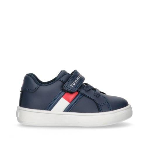 Tommy Hilfiger Blauw Jongens Imitatieleer Logo - 28 Sneakers