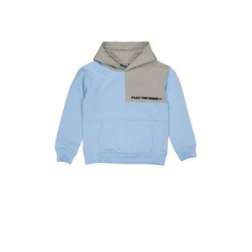 Quapi hoodie blauw Trui Jongens Sweat Capuchon Meerkleurig - 122/128