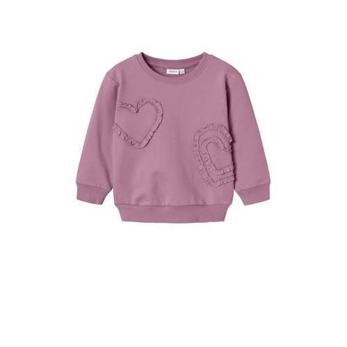 NAME IT MINI sweater oudroze Effen - 92 | Sweater van NAME IT