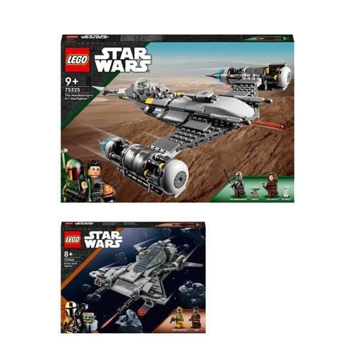 LEGO Star Wars De Mandalorians N-1 Starfighter 75325 + Pirate Snub Fig...