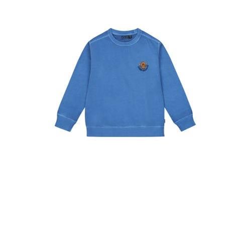 Tumble 'n Dry sweater Brookville kobalt blauw Effen - 110