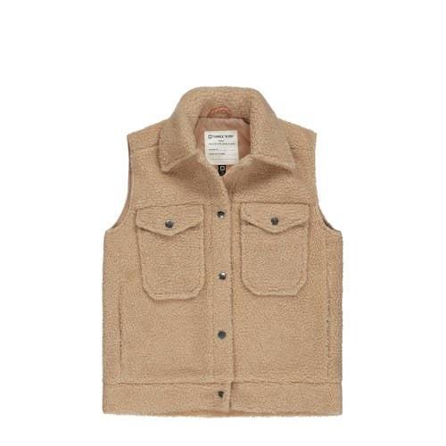 Tumble 'n Dry gilet Val Thorens zand Beige Meisjes Polyester Klassieke...