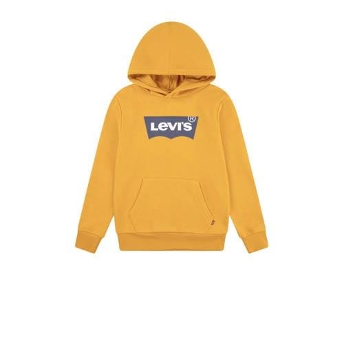 Levi's Kids sweater Batwing met logo warmgeel Logo - 140