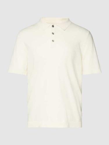 Poloshirt met viscose en polokraag, model 'EMIL'