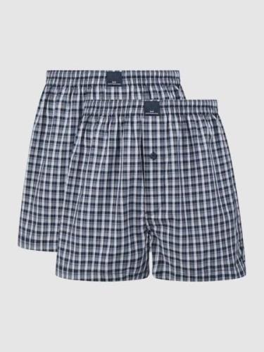 Boxershorts van katoen, per 2 verpakt