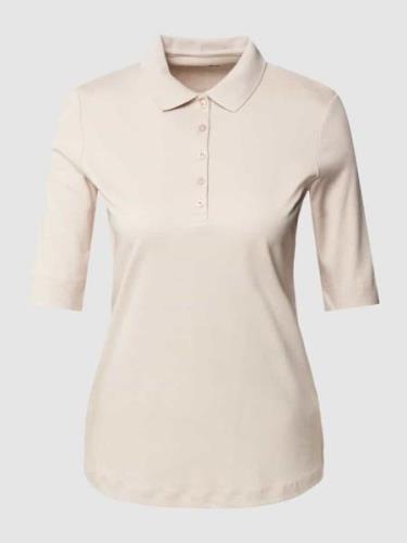 Poloshirt met korte knoopsluiting