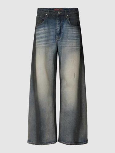 Wide leg jeans in used-look - MATX x REVIEW