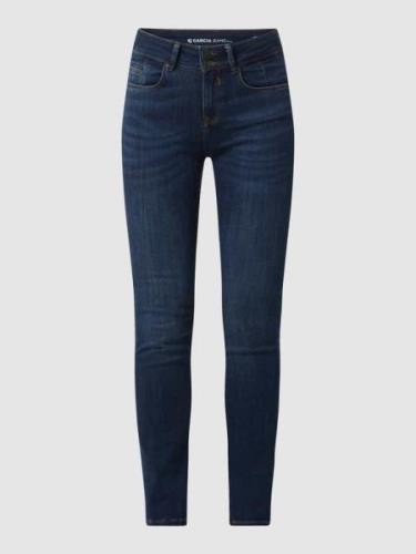 Slim fit jeans met stretch, model 'Caro'