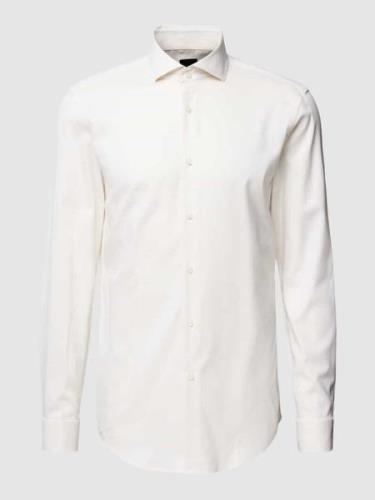Zakelijk overhemd met kentkraag, model 'HANK'
