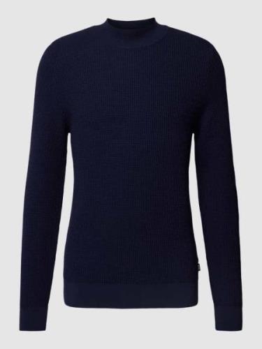 Gebreide pullover met opstaande kraag, model 'Opale'