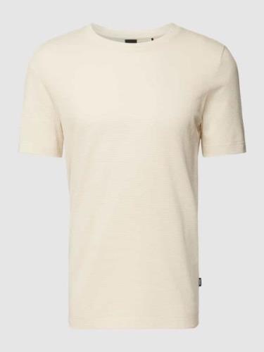 T-shirt in effen design, model 'TIBURT'