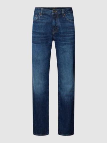 Slim fit jeans met contrastnaden, model 'Re.Maine'