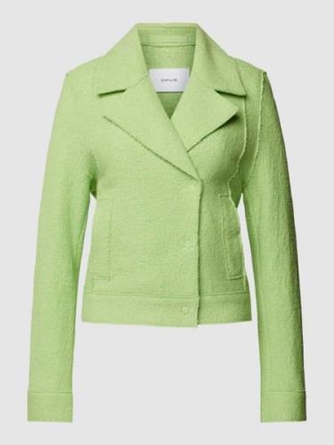 Blazer van een mix van viscose en lanawol, model 'Humini raw'