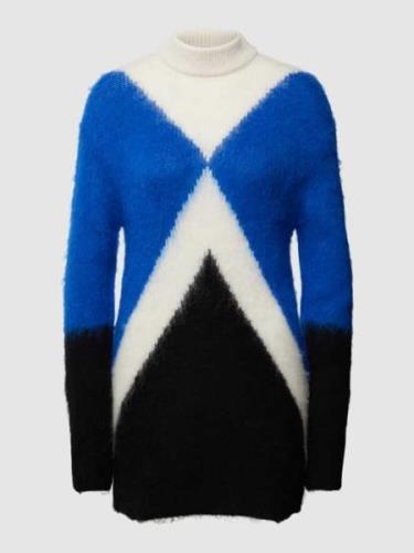Gebreide pullover in two-tone-stijl, model 'EXPLODED ARGYLE'