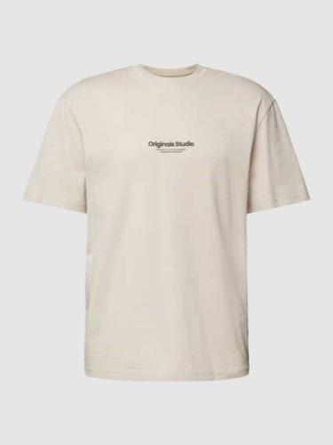 T-shirt met ronde hals, model 'JORVESTERBRO'