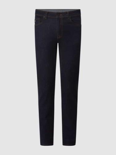 Slim fit jeans met kasjmier, model 'Tecade'