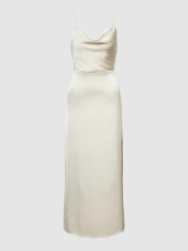 Midi-jurk met verstelbare spaghettibandjes, model 'RAVENNA'