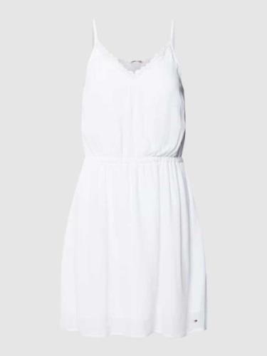 Mini-jurk met labelstitching, model 'ESSENTIAL'