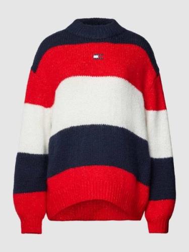 Gebreide pullover in colour-blocking-design