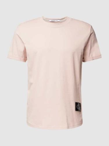 T-shirt met labelpatch