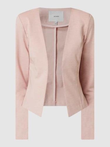 Regular fit blazer met opengewerkte voorkant, model 'KATE'