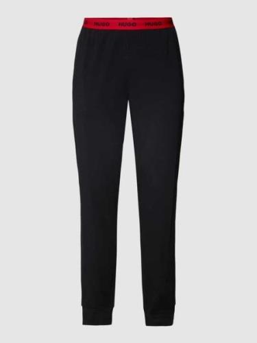 Sweatpants met elastische band met logo, model 'Linked'