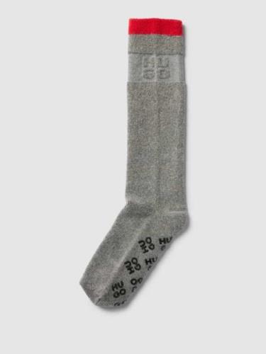 Sokken met labeldetails, model 'HOMESOCK'