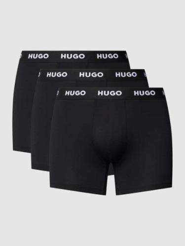 Boxershort met elastische band met logo in een set van 3 stuks