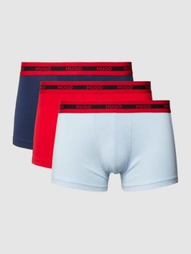 Boxershort met elastische band in een set van 3 stuks