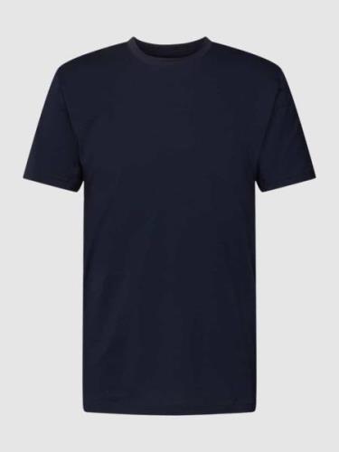 Slim fit T-shirt met siernaden - vochtregulerend