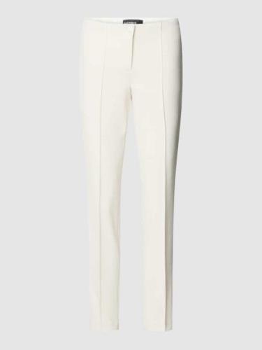 Verkorte broek met persplooien, model 'ROS'