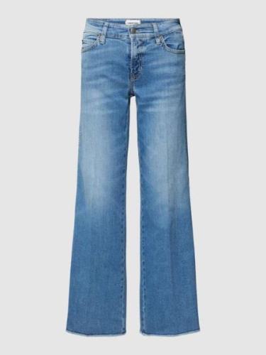 Flared jeans met verkort model, model 'FRANCESCA'