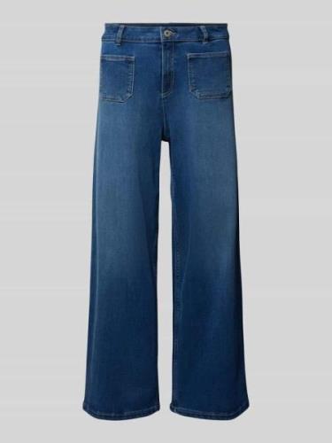 Flared jeans met verkort model