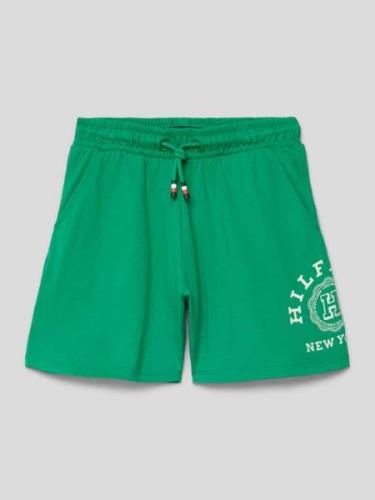 Sweatshorts met elastische band