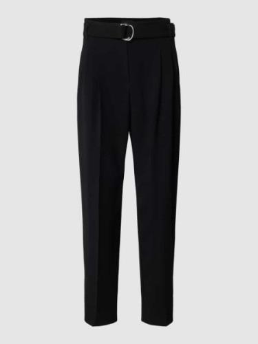 Regular fit stoffen broek met riem, model 'Tapiah'