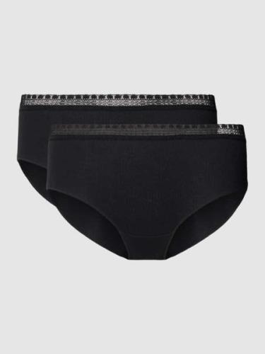 Slip met kant, model 'Go Ribbed'