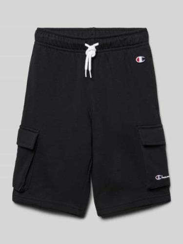 Sweatshorts met logostitching