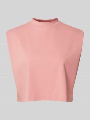 Mouwloze top met turtleneck, model 'NAVINA'