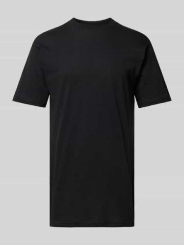 T-shirt in effen design, model 'Harro'