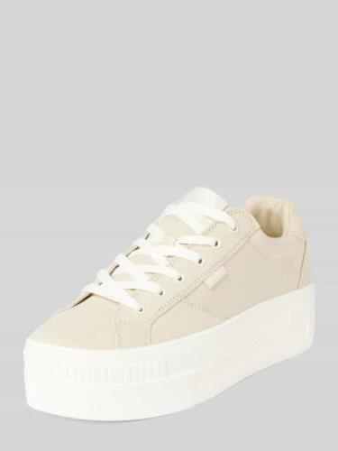 Plateausneakers met labeldetails, model 'PAIRED'