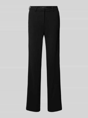 Regular fit stoffen broek met ceintuurlussen, model 'ZAMIRA'