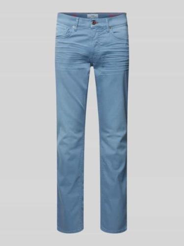Straight fit jeans met stretch, model 'CHUCK'