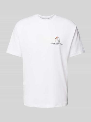 T-shirt met ronde hals, model 'Mi Casa'