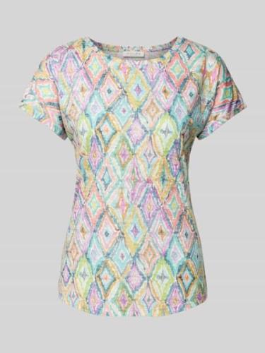 T-shirt met all-over motief