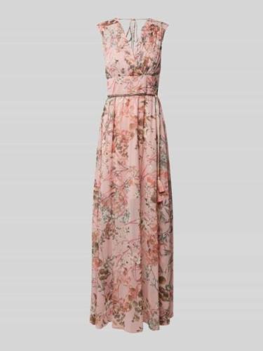 Maxi-jurk met bloemenprint, model 'GILDA'