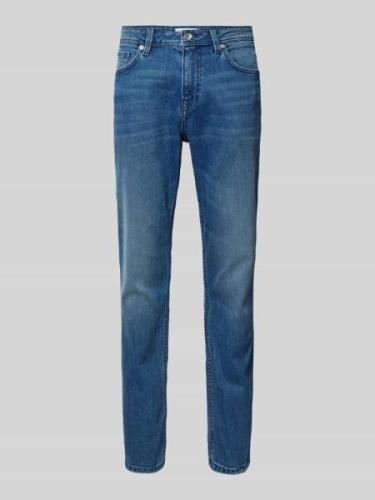 Slim fit jeans in effen design, model 'Josh'