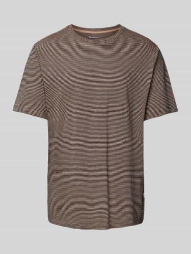 Regular fit T-shirt met ronde hals, model 'Narrow'